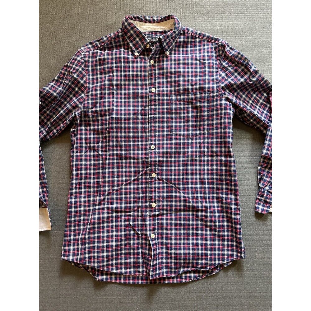 Charles Tyrwhitt Weekend Extra Slim Fit shirt Blue / Pink Plaid Medium